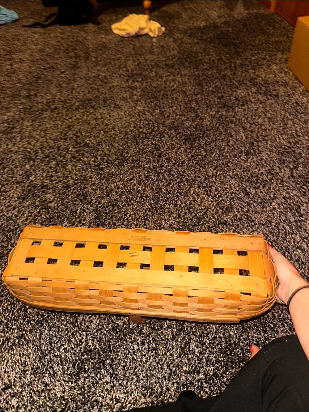 Longaberger Oval Handled Basket